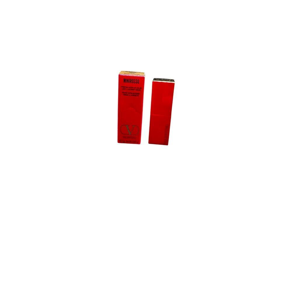 NWT Valentino Mini Lipstick Minirosso Satin 22R Rosso Valentino